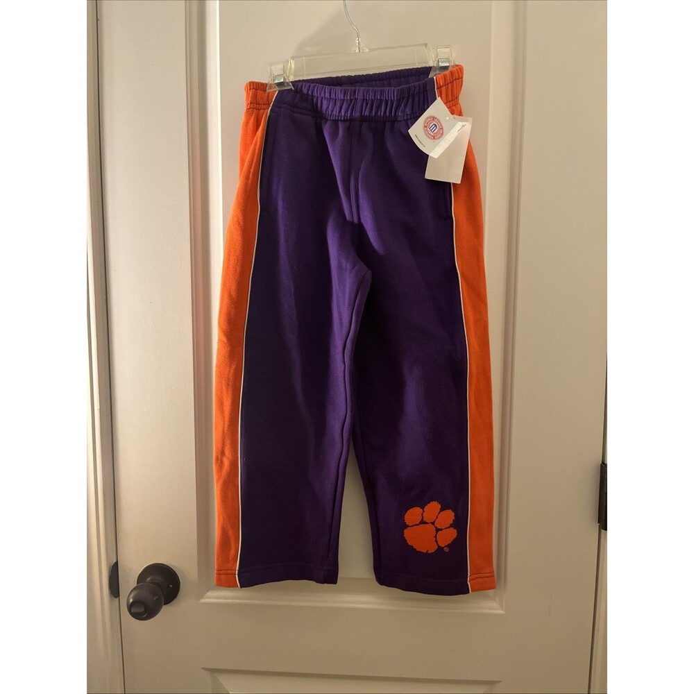 Clemson Tigers Sweatpants ants Genuine Stuff Boys Sizes S,M,L Pants